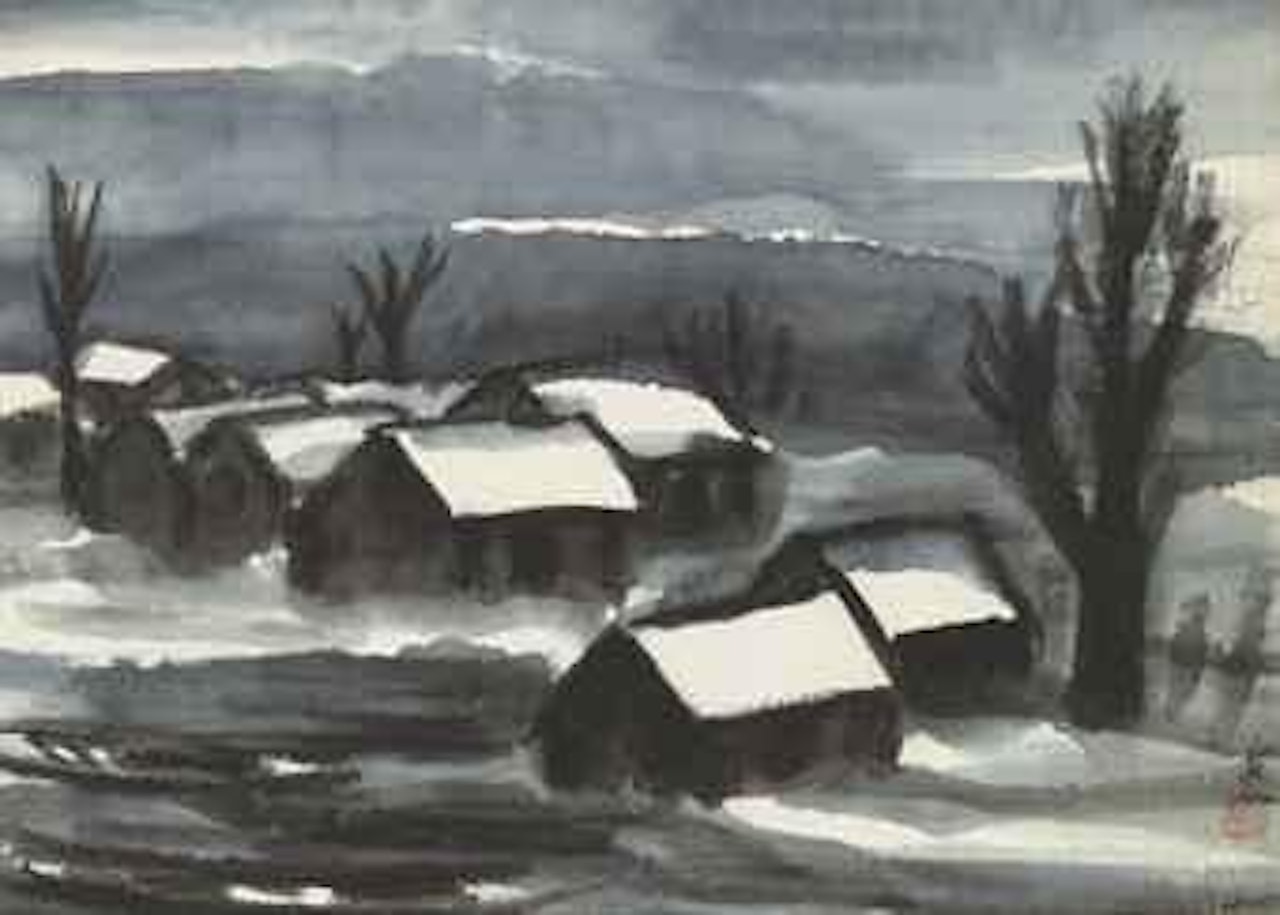 Winter Scenery by Lin Fengmian