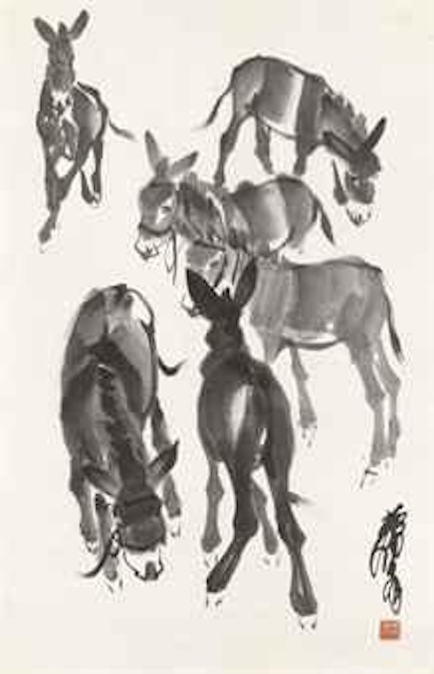 Donkeys by Huang Zhou
