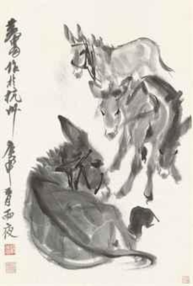 Donkeys by Huang Zhou