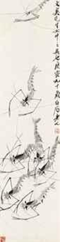 Shrimps by Qi Baishi