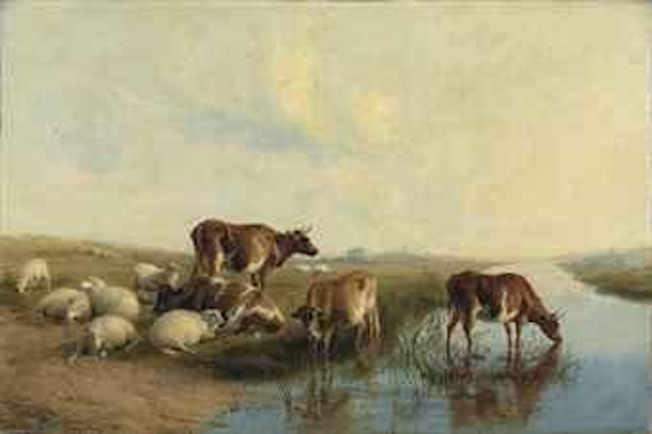 Canterbury Meadows by Thomas Sidney Cooper
