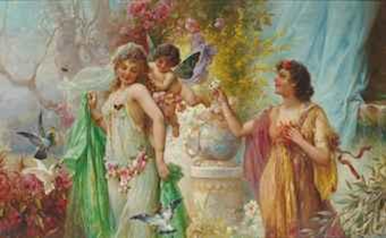 A classical idyll by Hans Zatzka