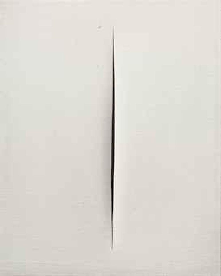 Concetto spaziale, Attesa by Lucio Fontana