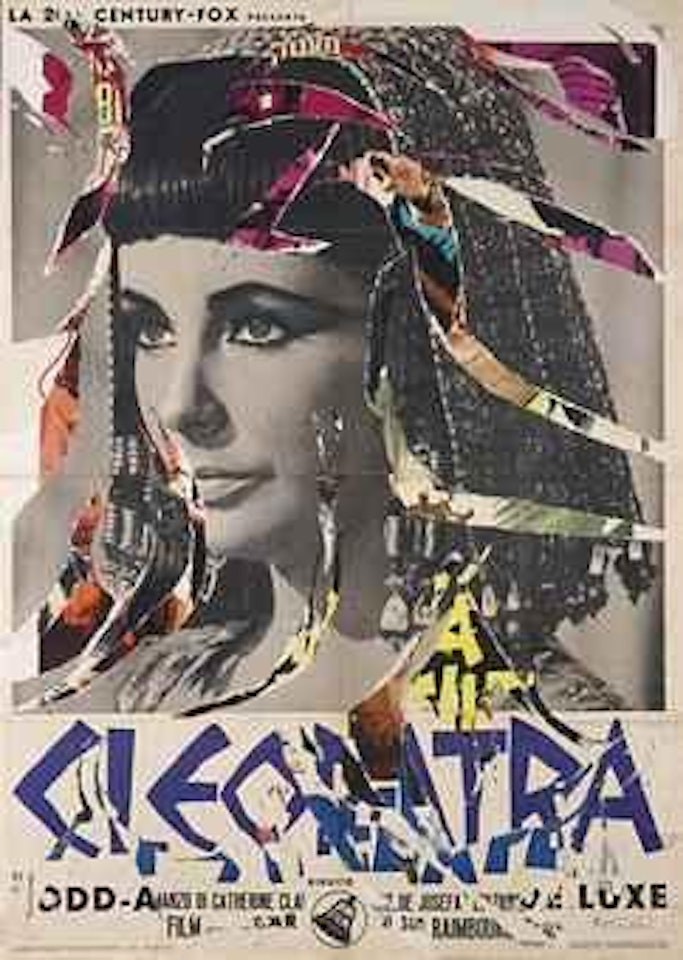 Cleopatra by Mimmo Rotella