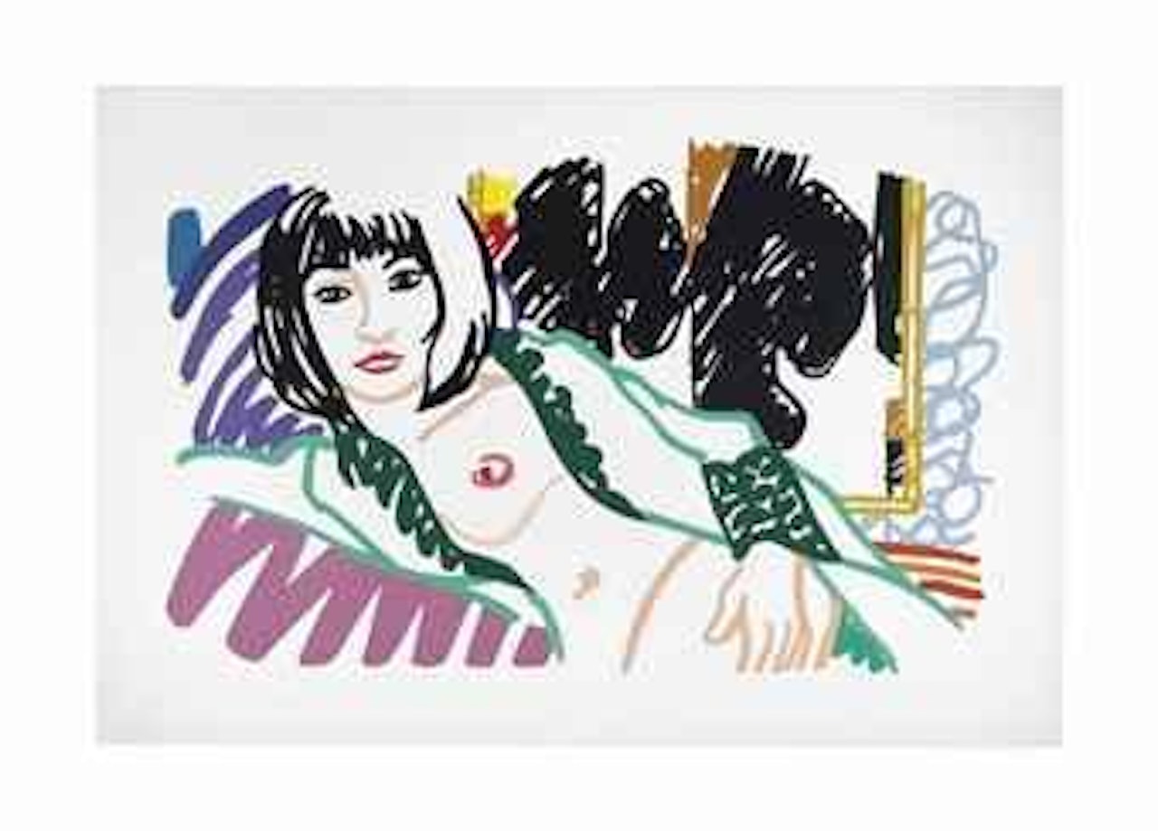 Monica in Robe with Motherwell by Tom Wesselmann