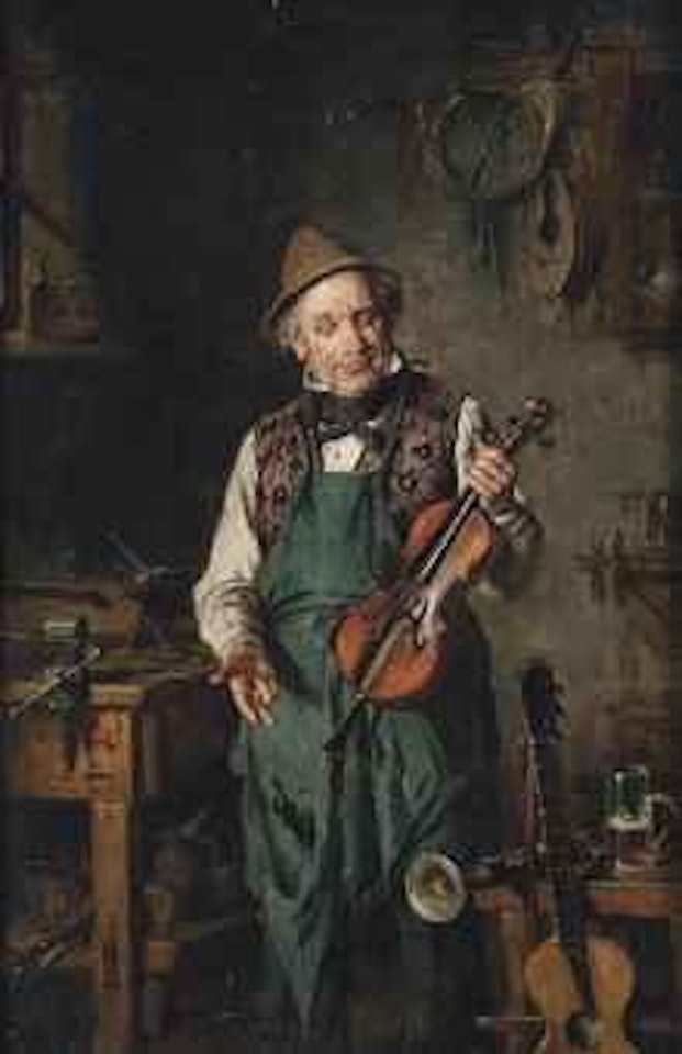 The instrument maker's workshop by Hermann Kern