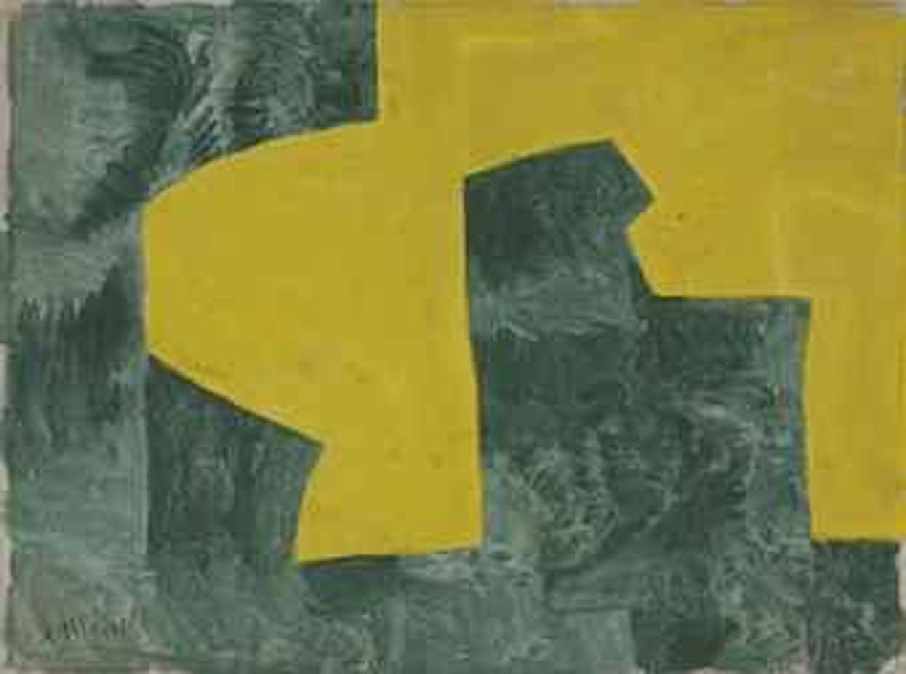 Jaune et vert by Serge Poliakoff