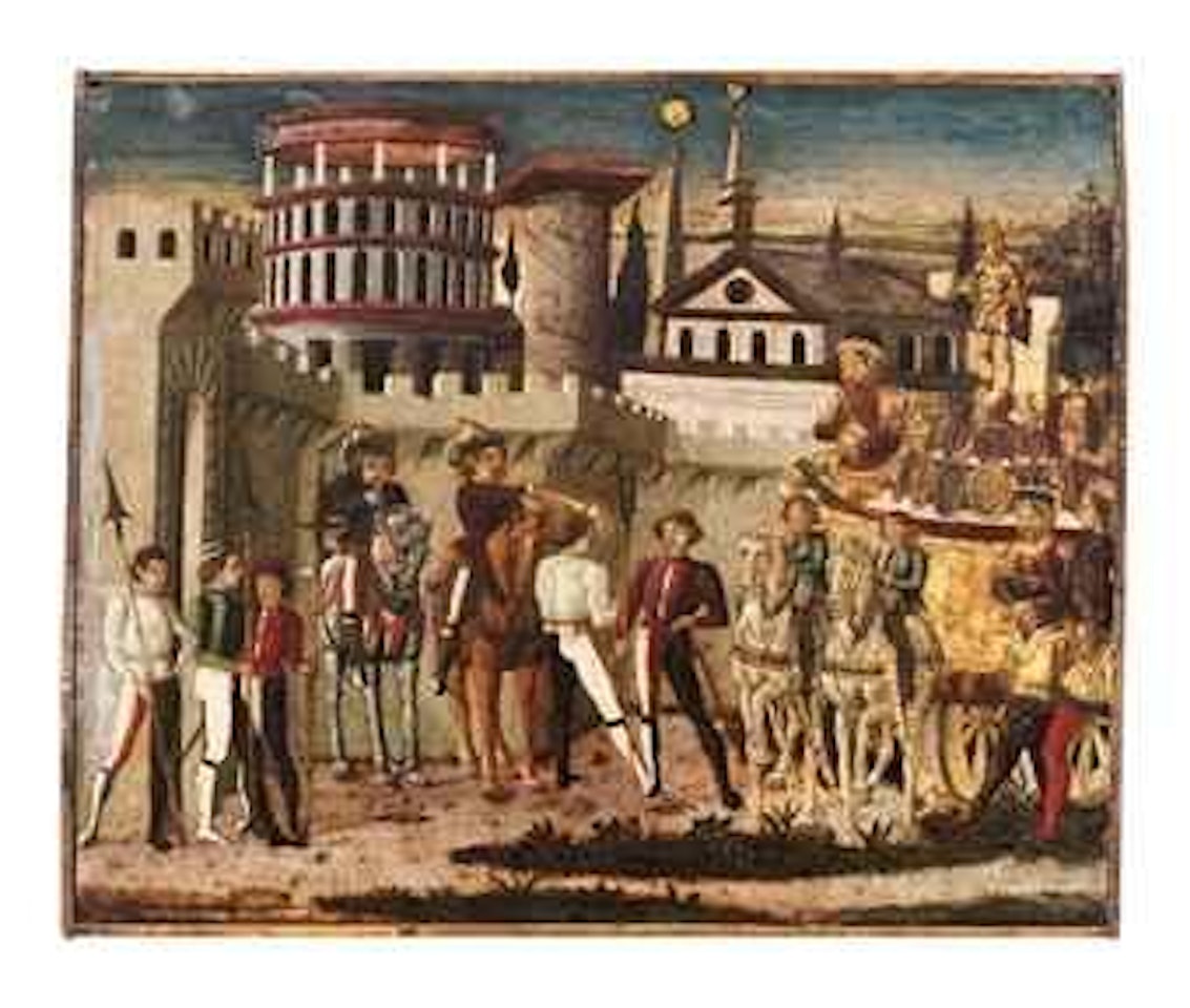 Scena di trionfo all'antica by Giovanni Di Ser Giovanni Guidi