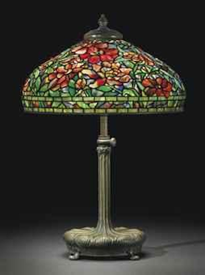 A 'Peony' Table Lamp by Tiffany Studios