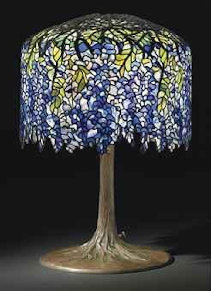 A 'Wisteria' Table Lamp by Tiffany Studios