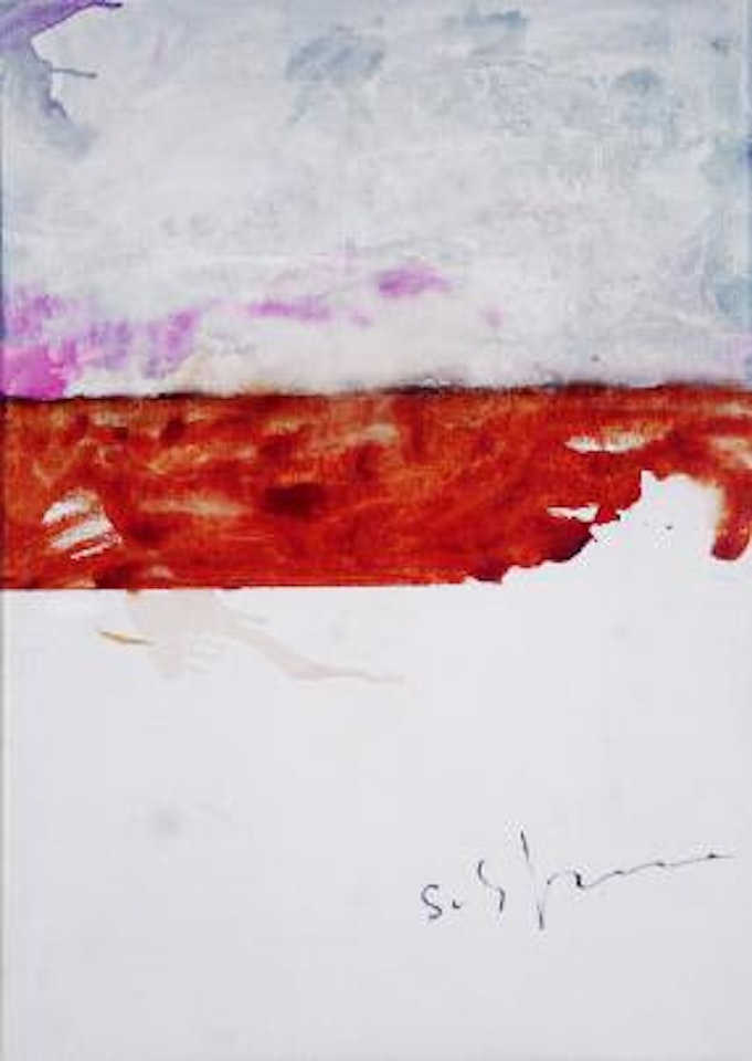 Paesaggio anemico by Mario Schifano