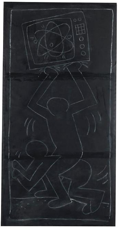Ohne Titel (subway drawing) by Keith Haring