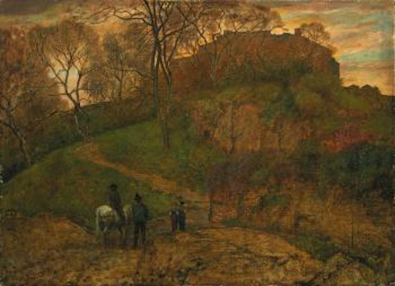 Landschaft bei Viterbo by Hans Thoma