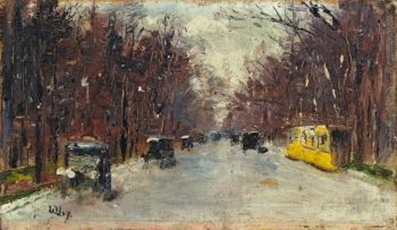 Hofjägerallee im Tiergarten by Lesser Ury