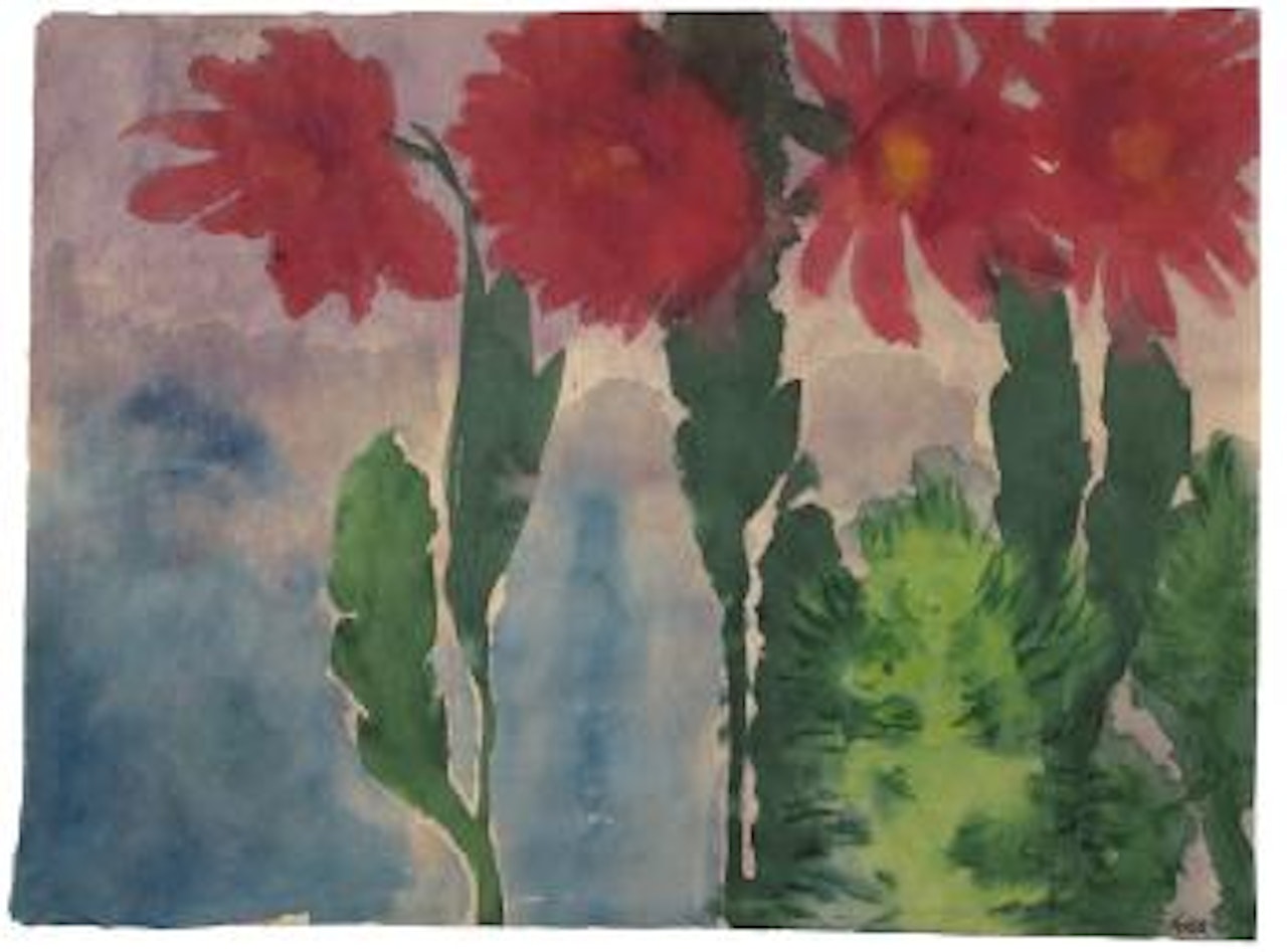 Blühende Kakteen by Emil Nolde