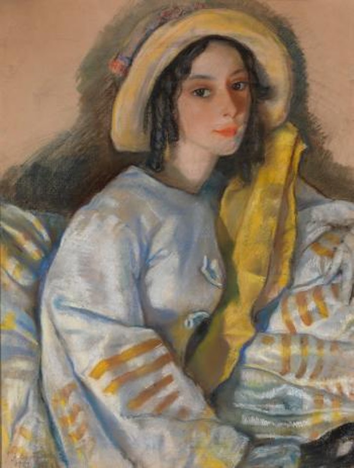 Portrait of Marietta Frangopulo by Zinaida Serebriakova