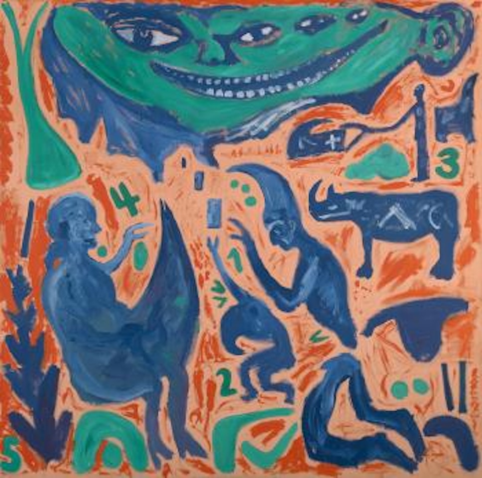 The laughing devil by A.R. Penck