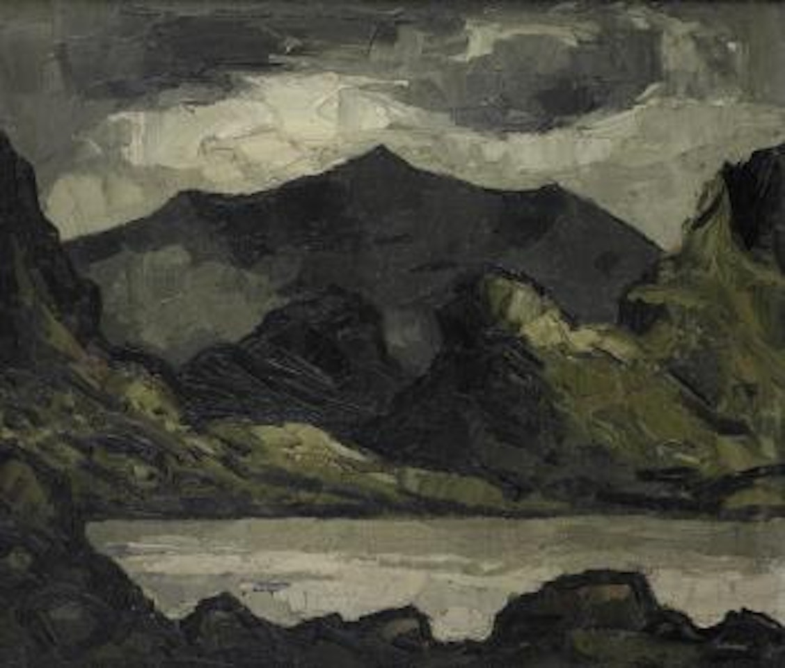 Llyn-y-Cau, Cader Idris by Kyffin Williams