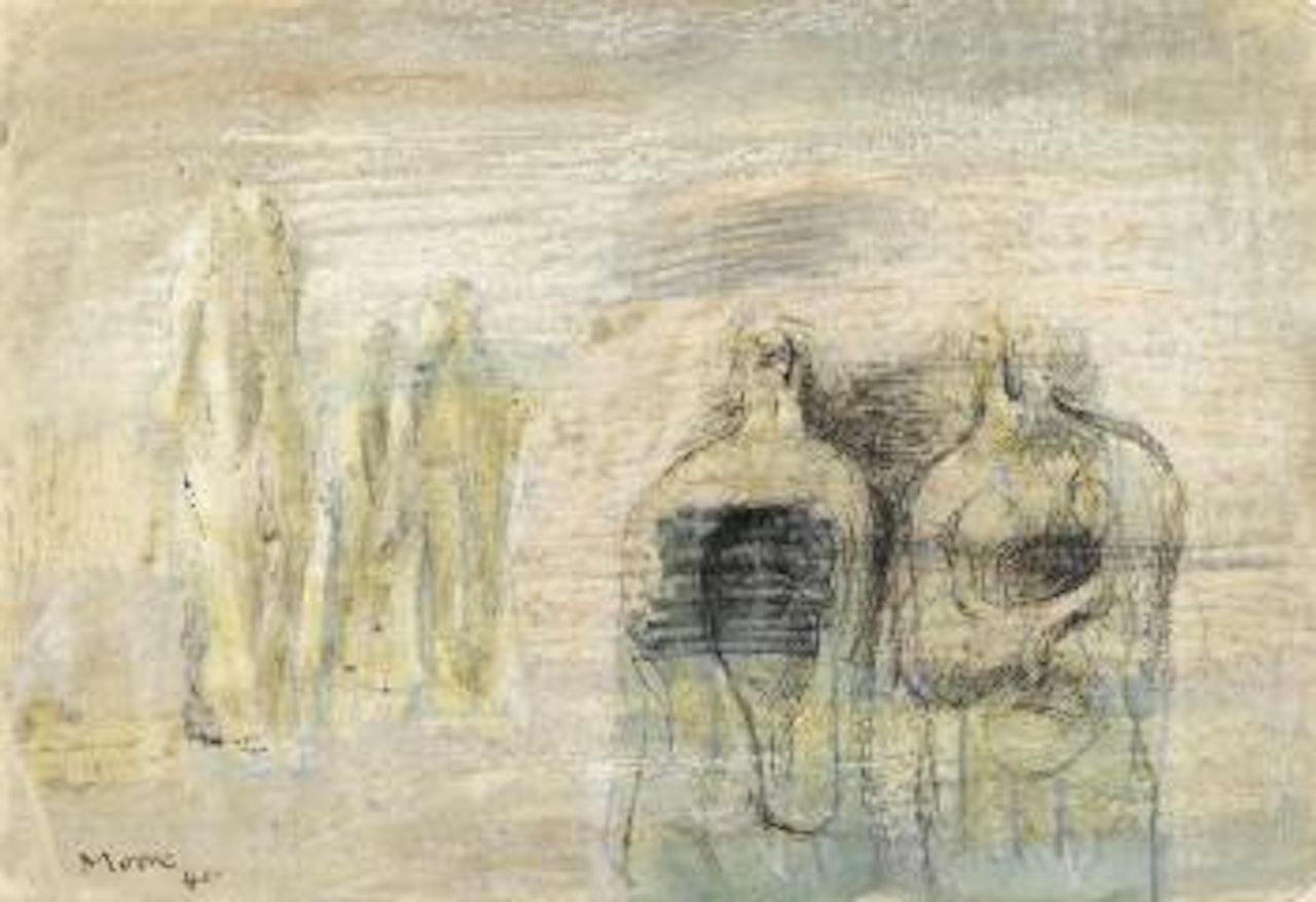 Standing Figures by Henry Moore