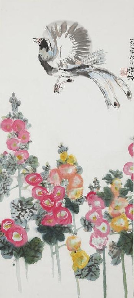 Auspicious Birds and Flowers by Cheng Shifa