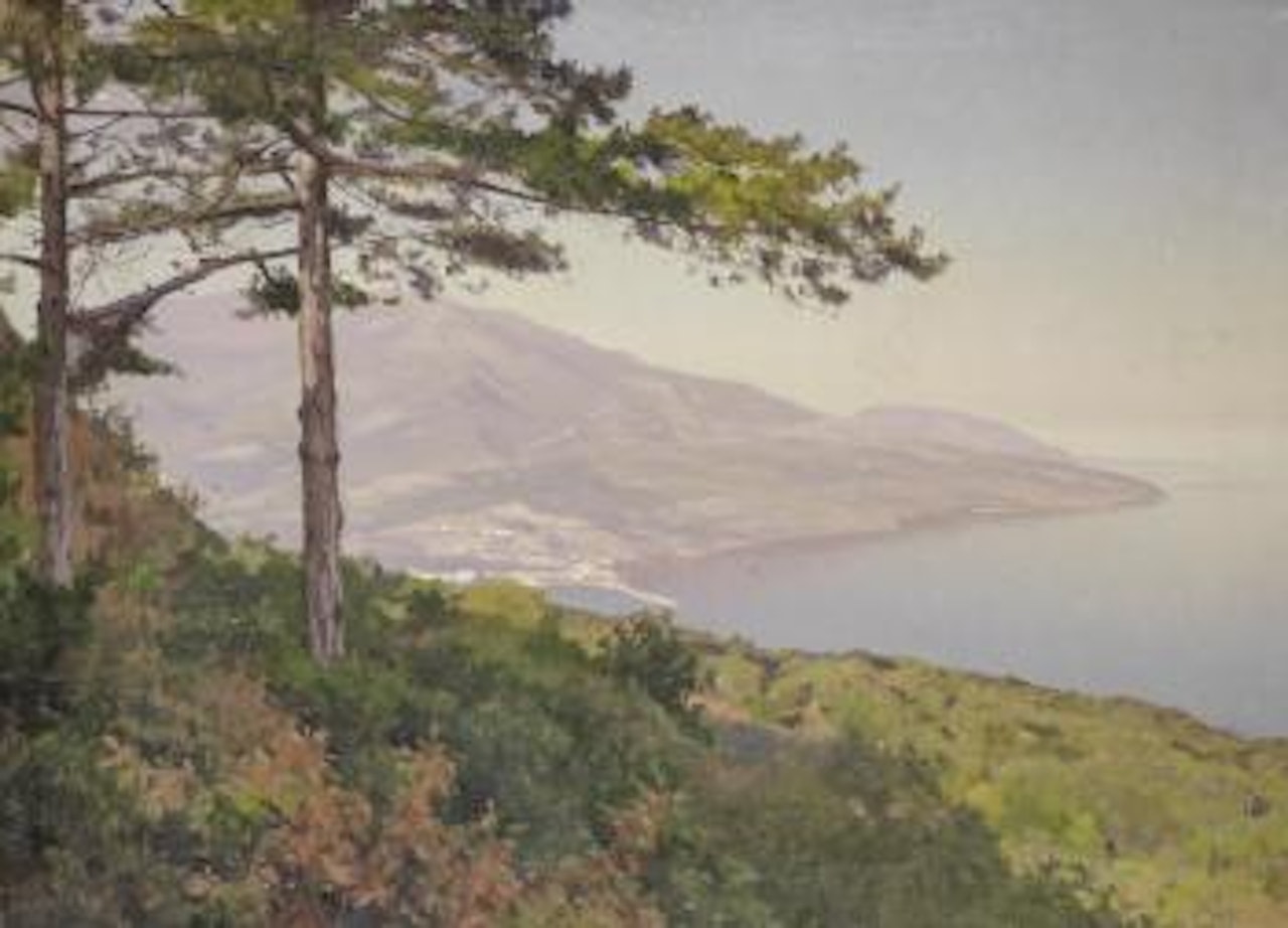 View of the Crimean coast by Jossif Kratschowski