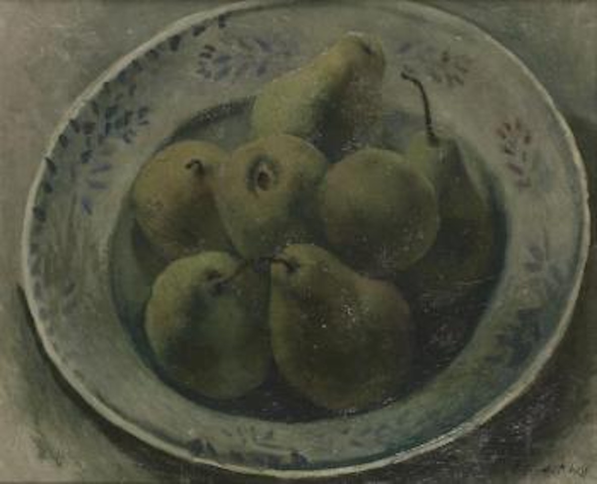 A bowl of pears by Pavel Tchelitchew