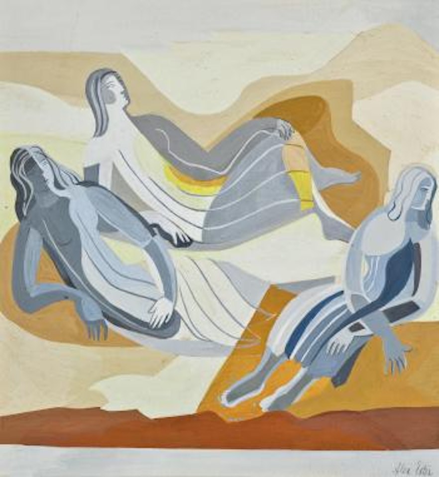 Figurative composition by Alexandra Exter