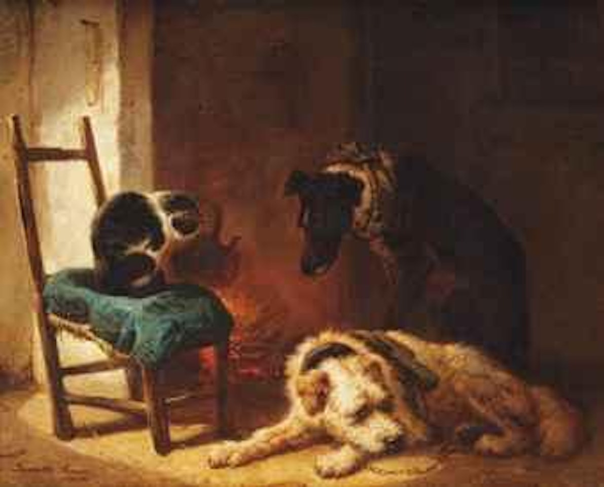 Warm friends by Henriette Ronner-Knip