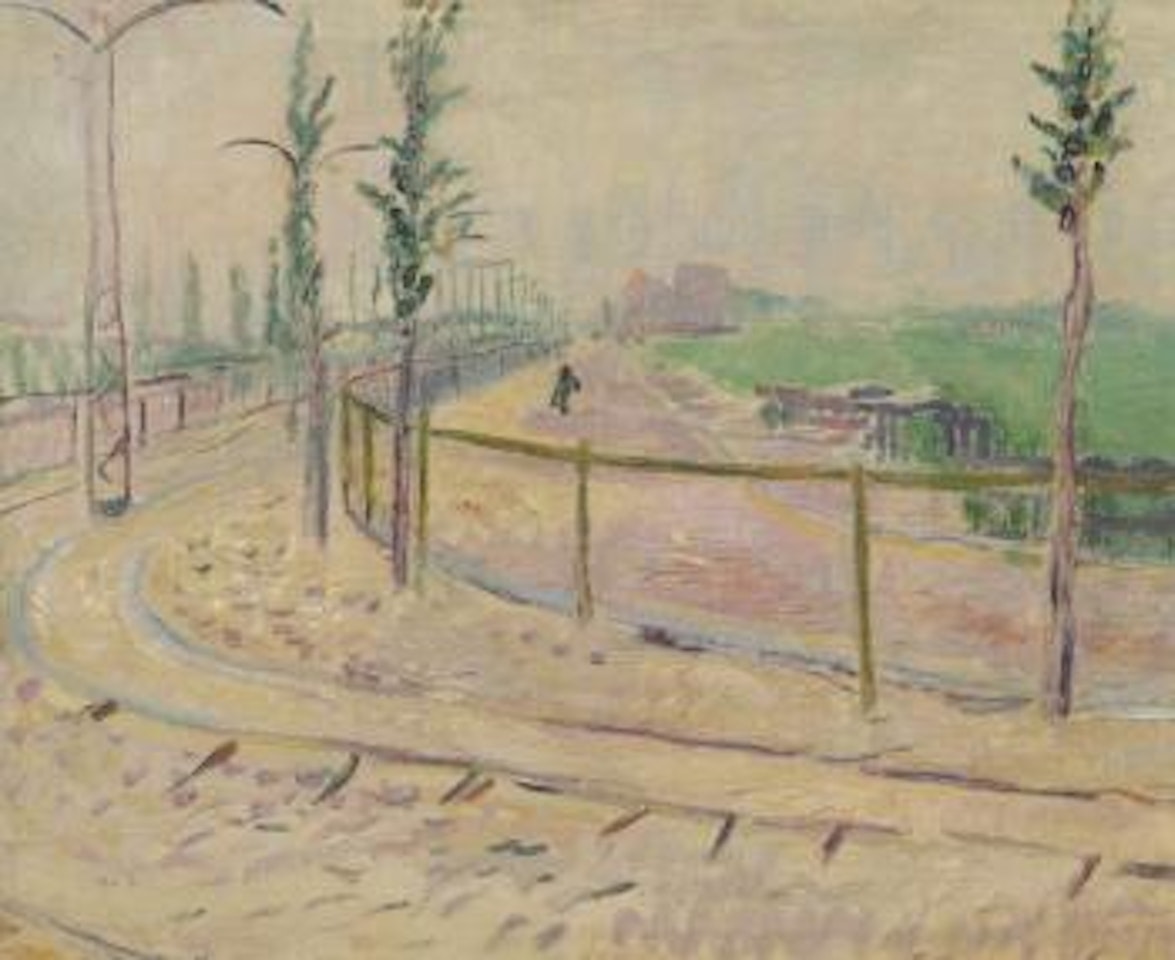 Spoorbaantje; the railroad near Sloterdijk, Amsterdam by Jan Sluyters