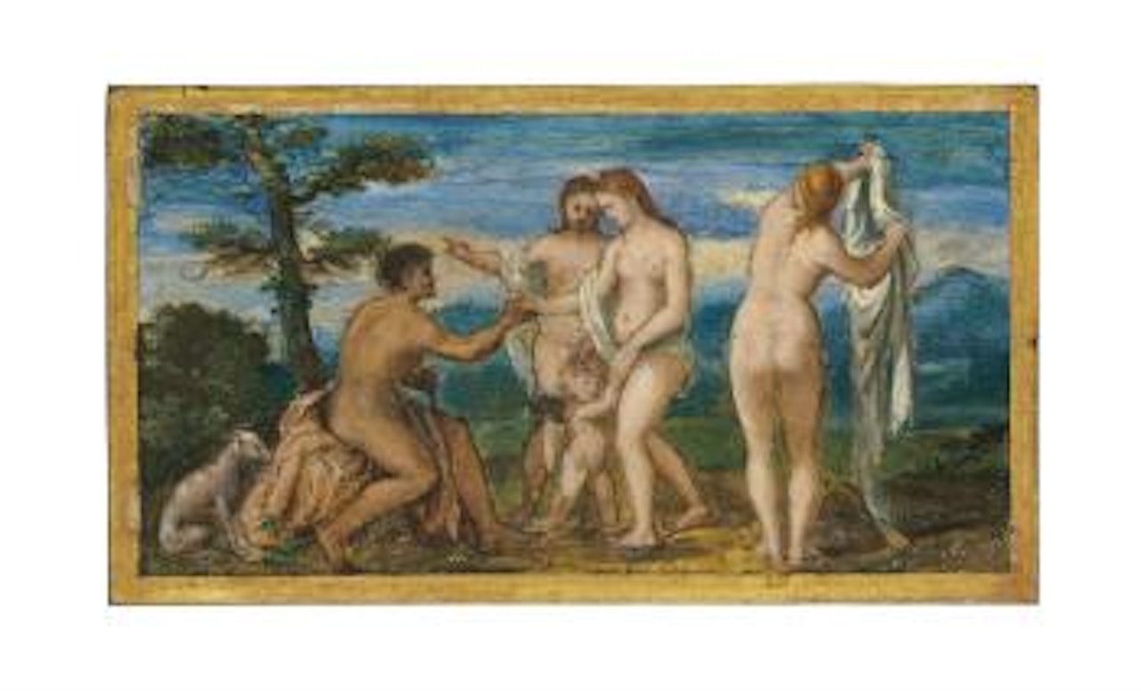 The Judgment of Paris by Andrea Schiavone