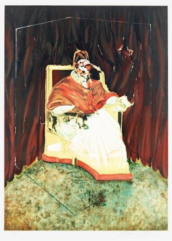 Étude pour un portrait du Pape Innocent X d'après Vélasquez by Francis Bacon