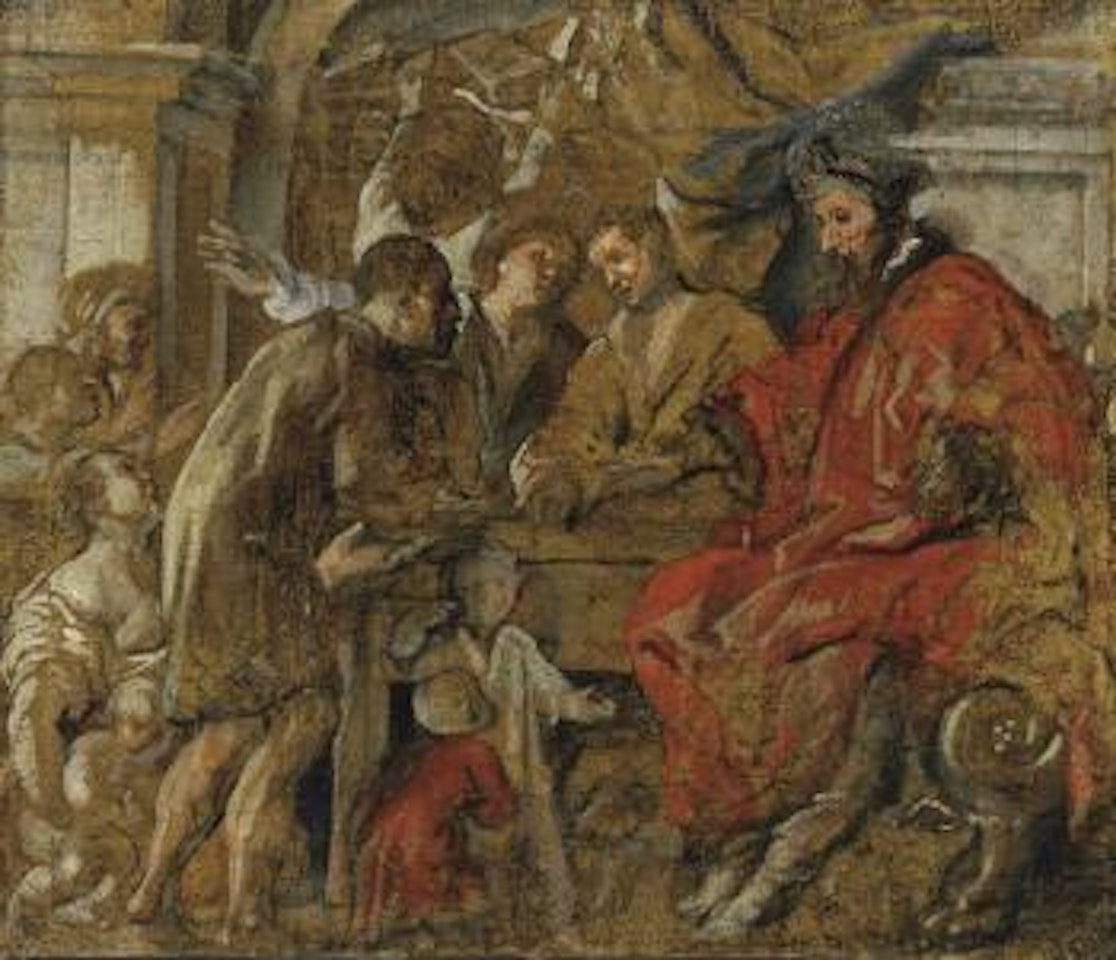 Saint Ives receiving supplicants by Jacob Jordaens