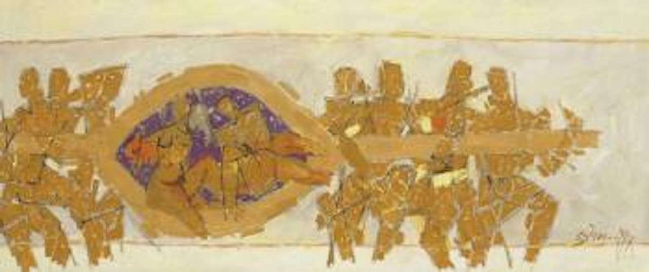 Wedding Chariot by M.F. Husain