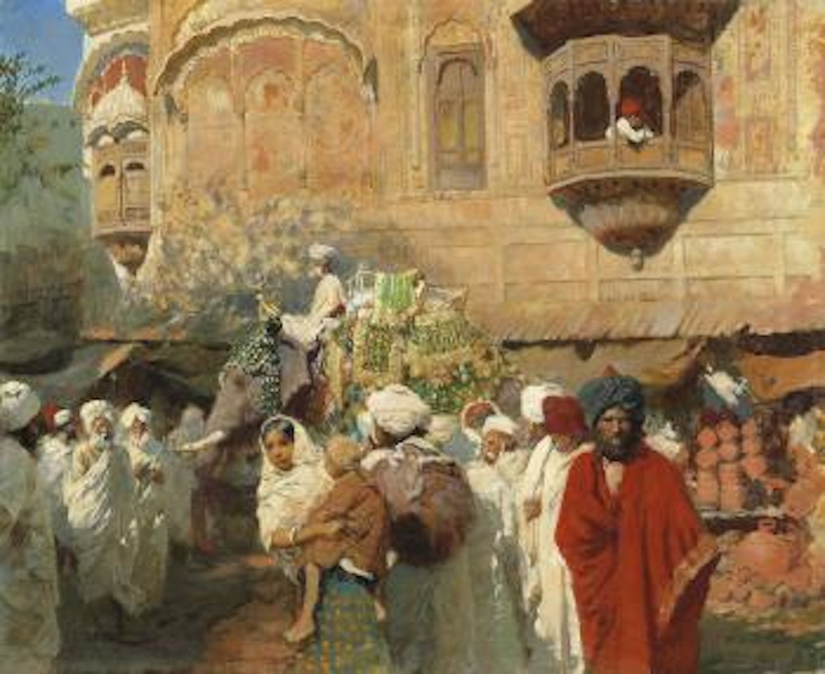 A Street in Jodphur, India by Edwin Lord Weeks