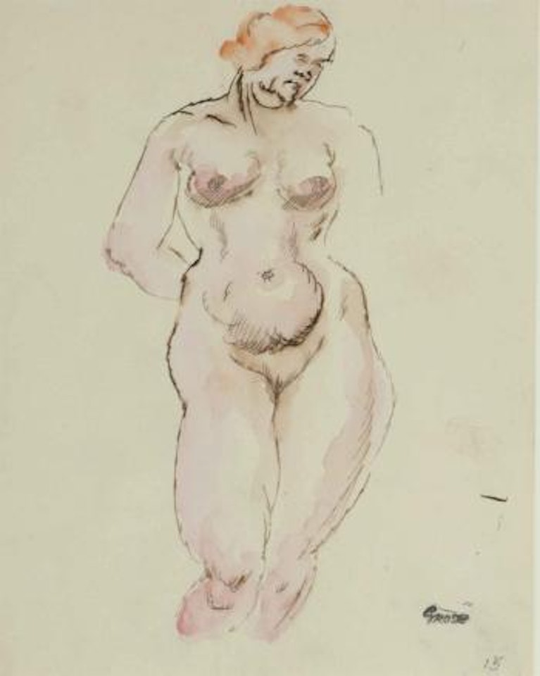 Stehender Akt by George Grosz