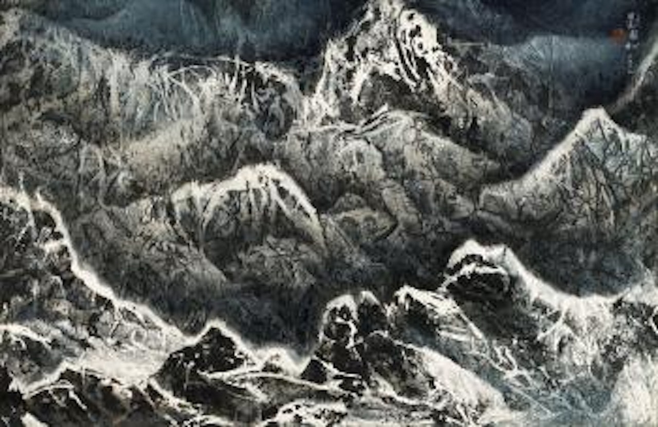 Soughing of wind on the peak by Liu Kuo-Sung (Liu Guosong)