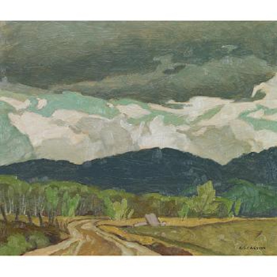 Northern road, Halfway Lake by Alfred Joseph Casson