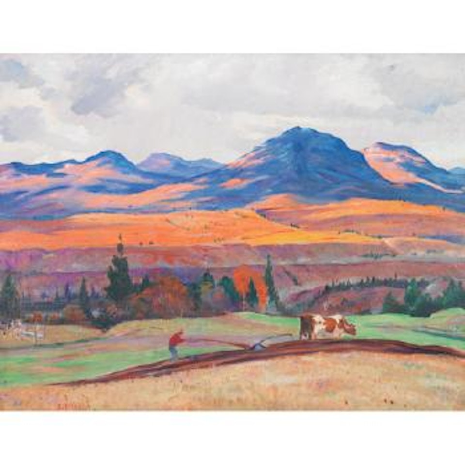 Autumn ploughing, Quebec by Robert Pilot