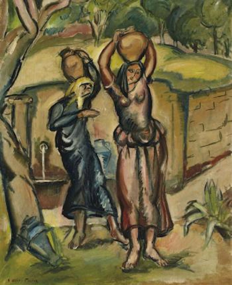La fontaine à Guarda by Othon Friesz