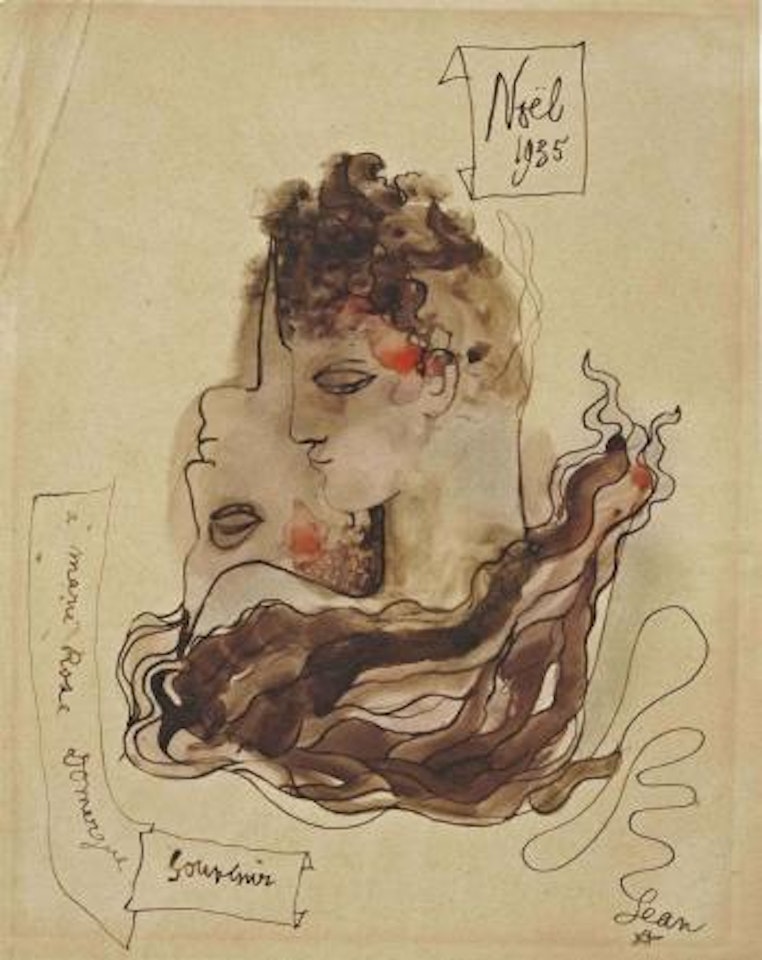 Sans titre (Homme/femme) by Jean Cocteau