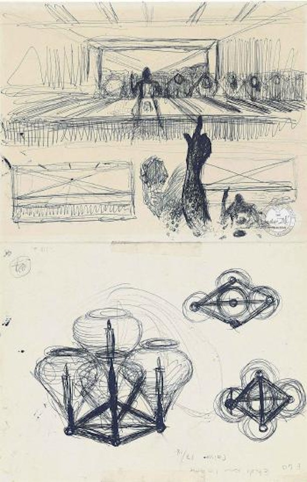 Etude pour 'La Cène' by Salvador Dali