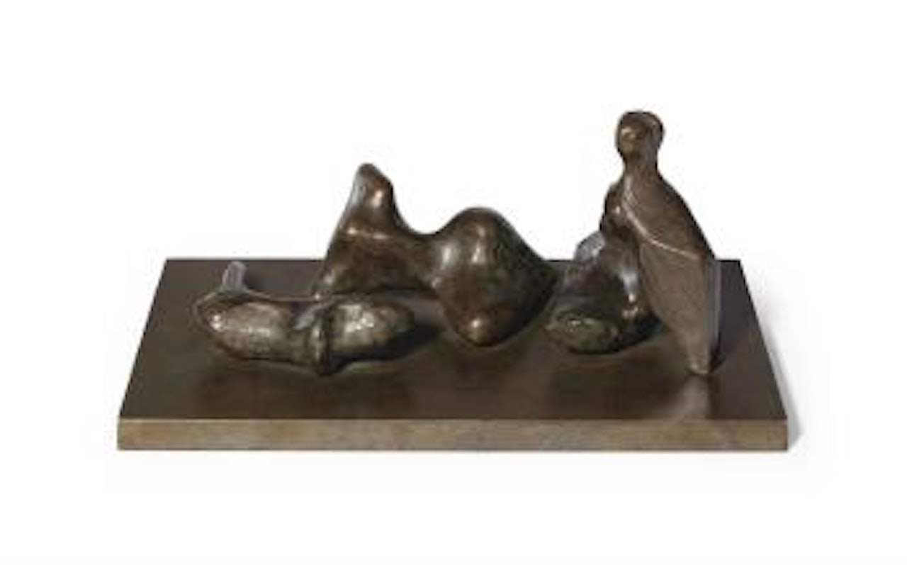 Three Piece Reclining Figure No. 5 by Henry Moore