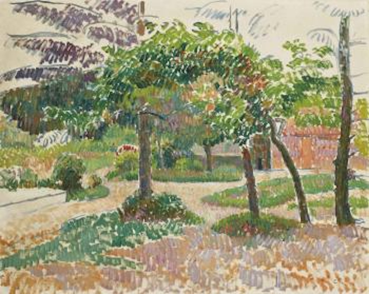 Jardin à Éragny by Camille Pissarro
