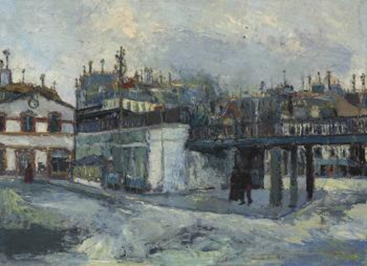 Le viaduc (Passage Gare du Nord) by Maurice Utrillo