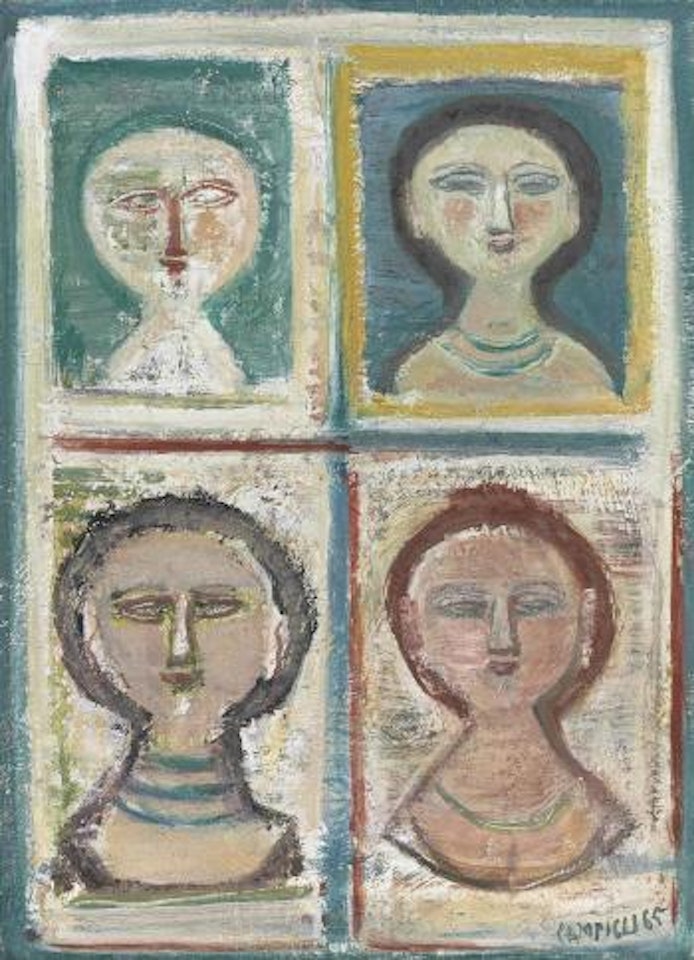 Quattro donne by Massimo Campigli
