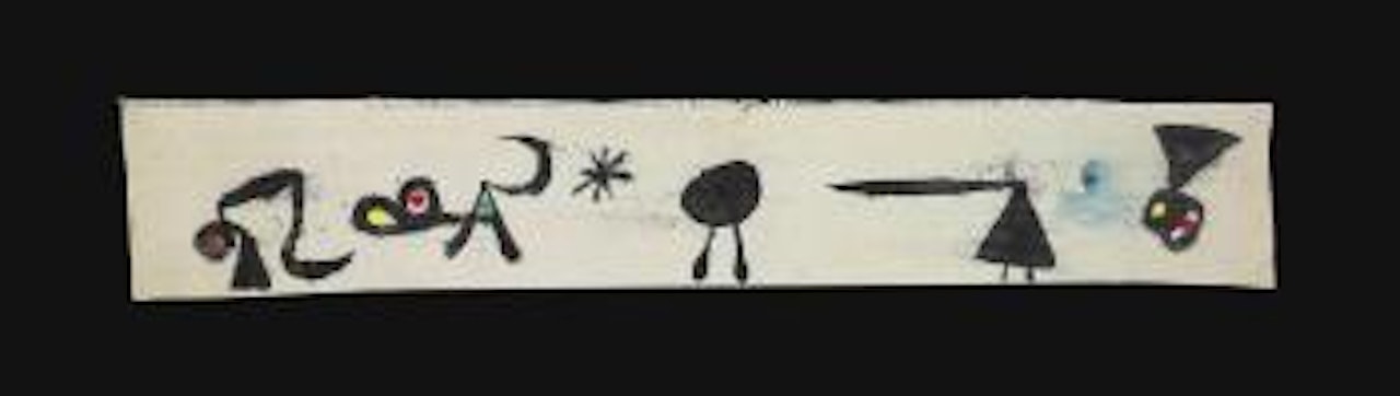Personnages, oiseau, étoile by Joan Miró