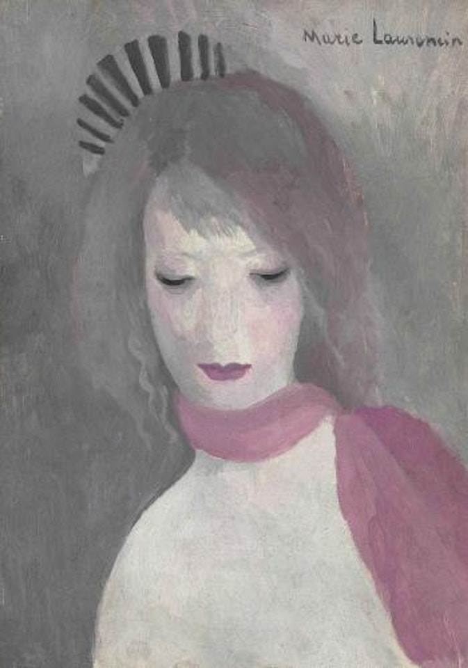 Jeune héroïne by Marie Laurencin