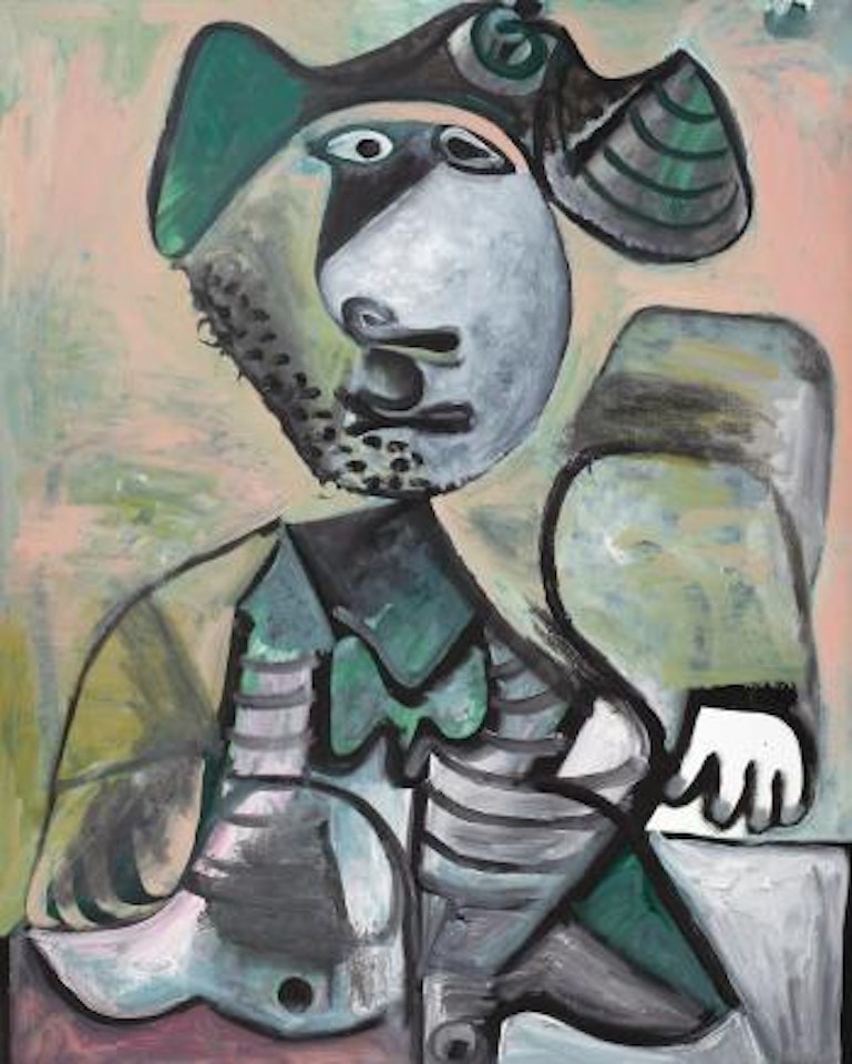 Homme Assis by Pablo Picasso