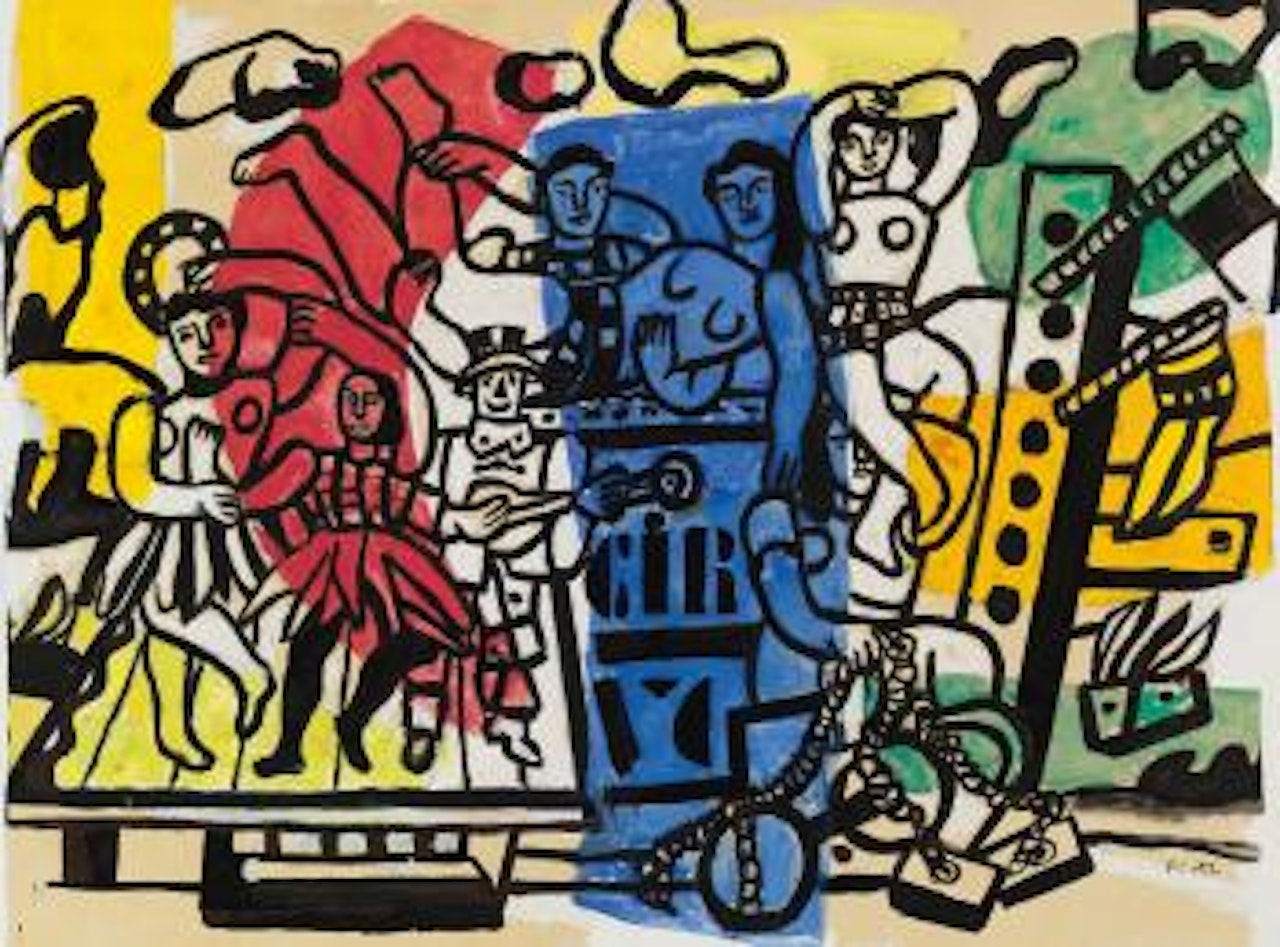 La Grande Parade, Deuxième État by Fernand Leger