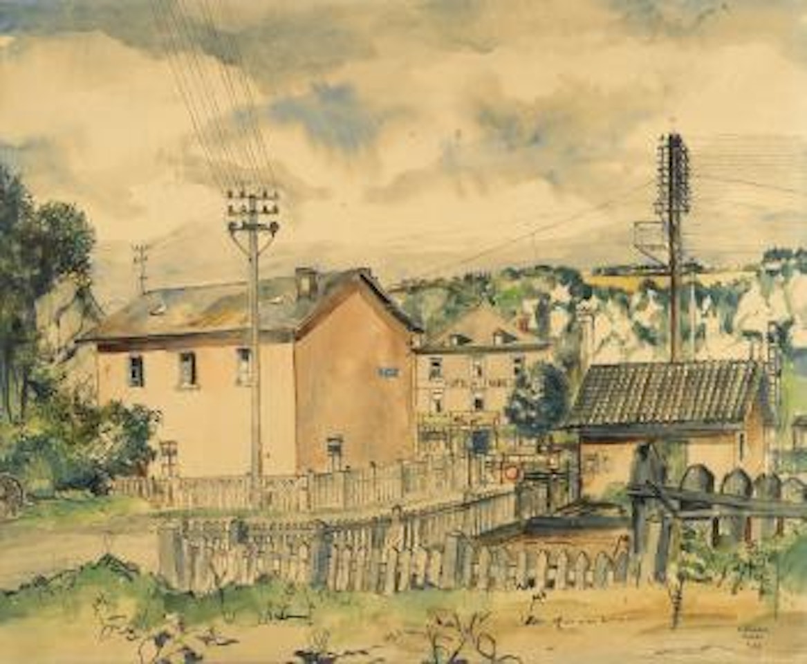 La Gare De Falaën by Paul Delvaux